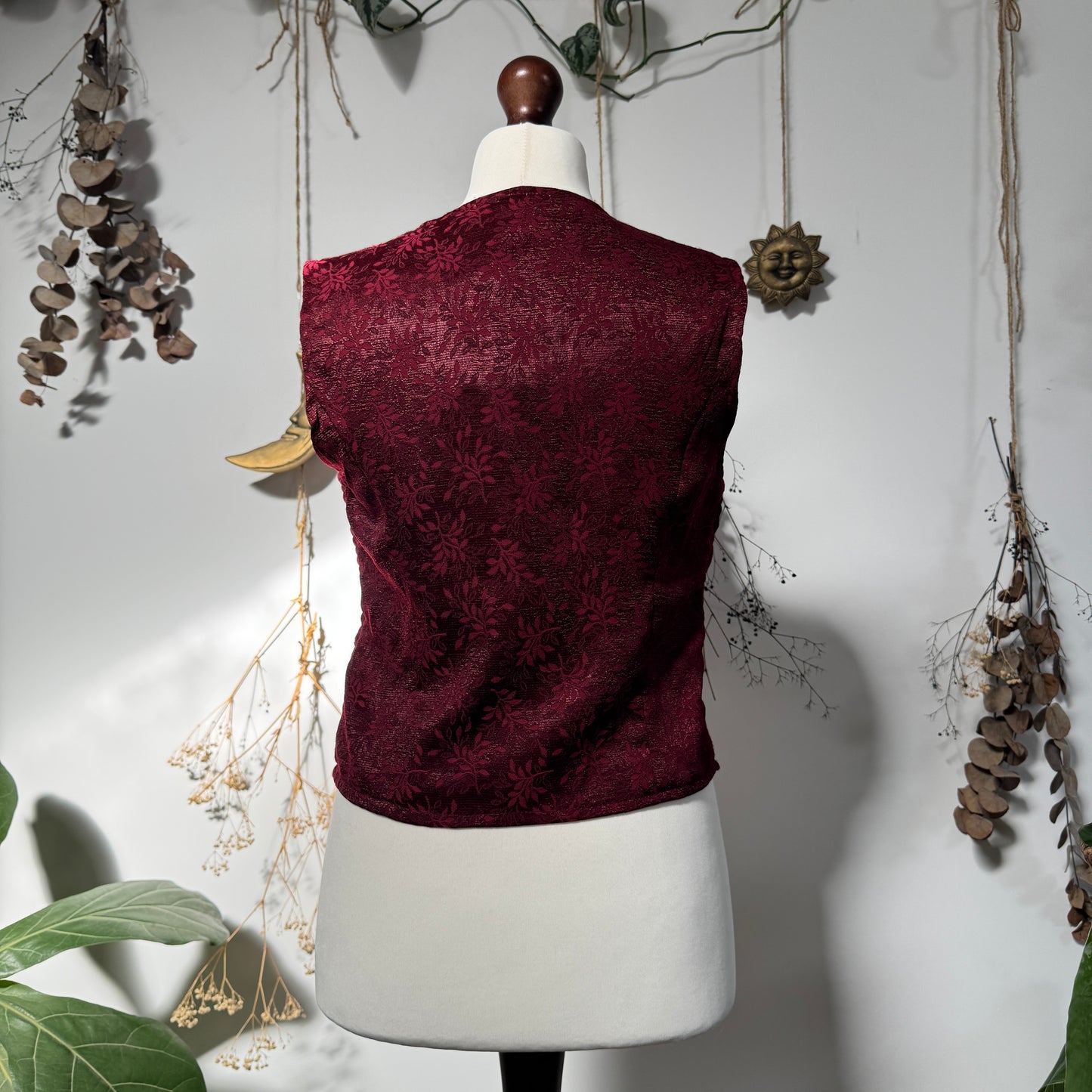 Quilted patchwork waistcoat - size M