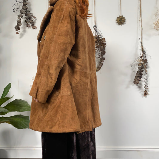 Sheepskin coat - size XL