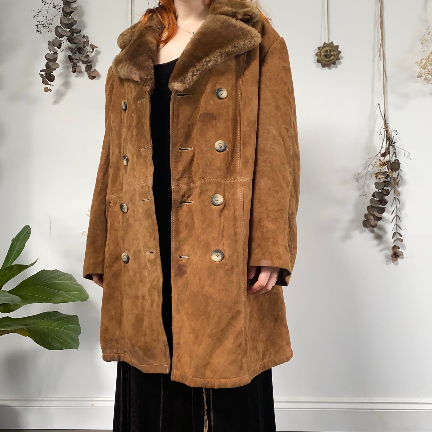 Sheepskin coat - size XL