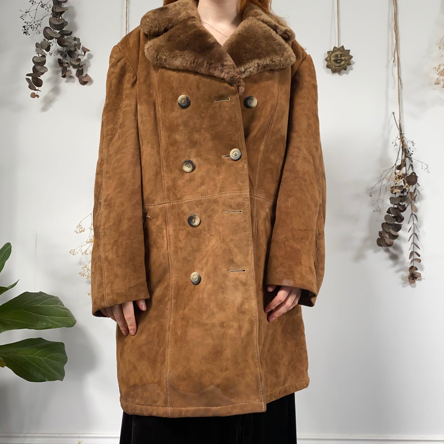 Sheepskin coat - size XL