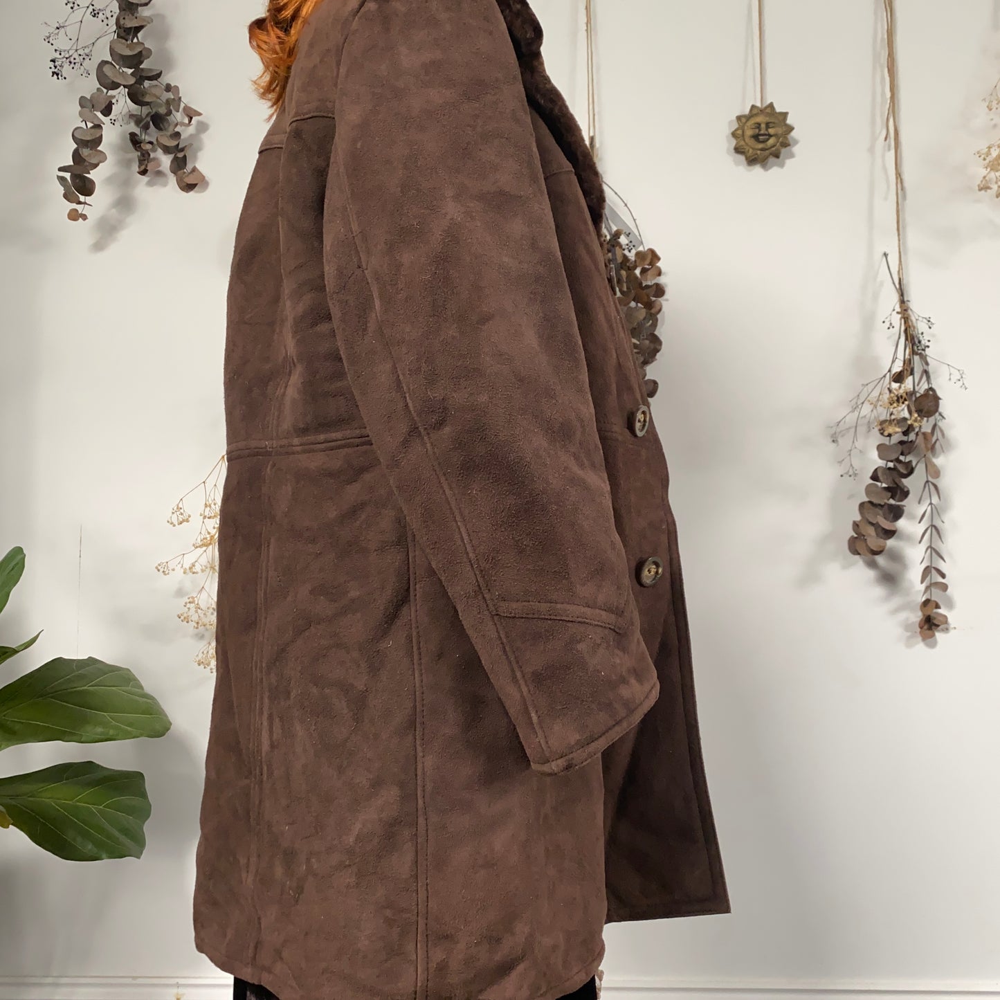 Sheepskin coat - size XL