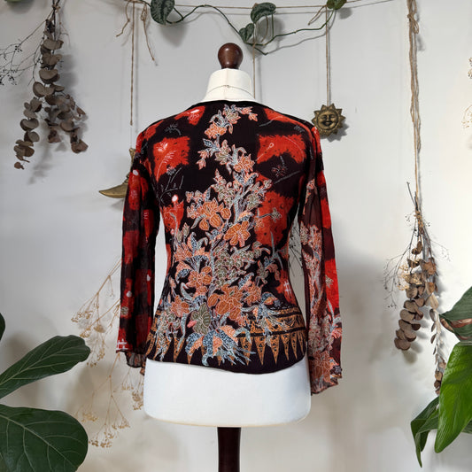 Floral top - size M/L