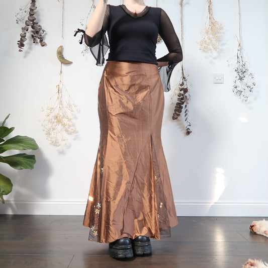 Bronze earthy skirt - size 14