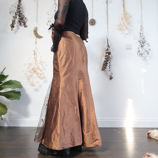 Bronze earthy skirt - size 14
