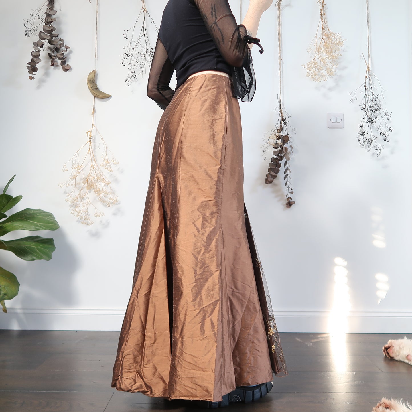 Bronze earthy skirt - size 14