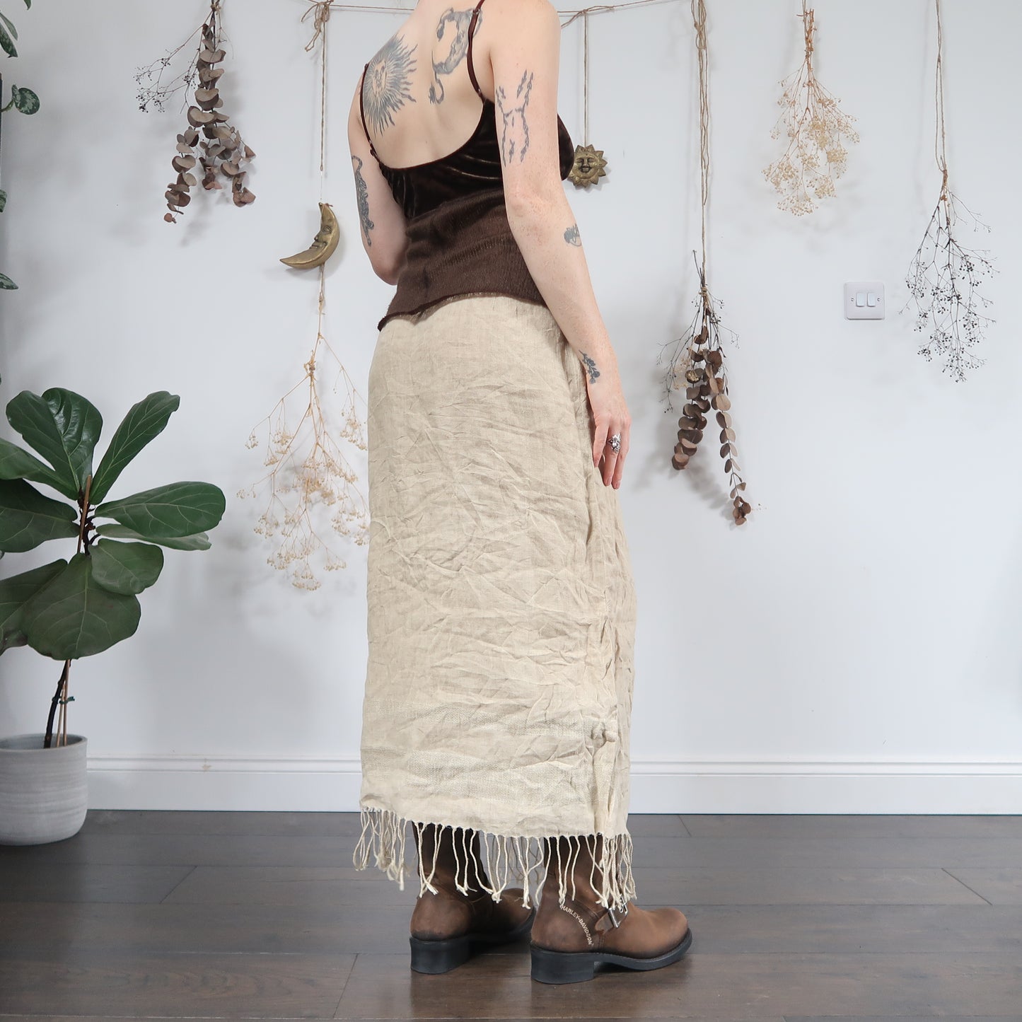 Linen skirt - size M