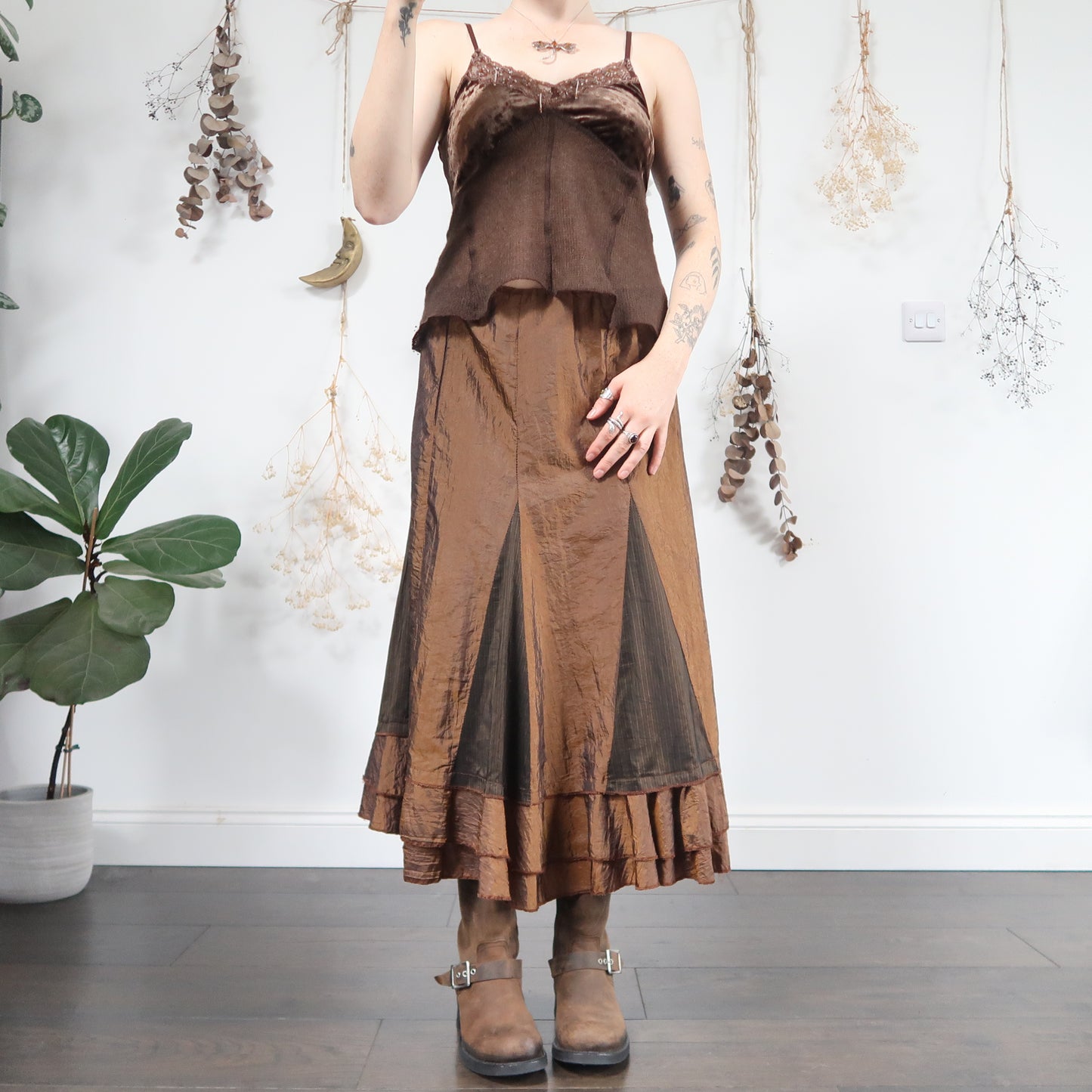 Metallic skirt - size M
