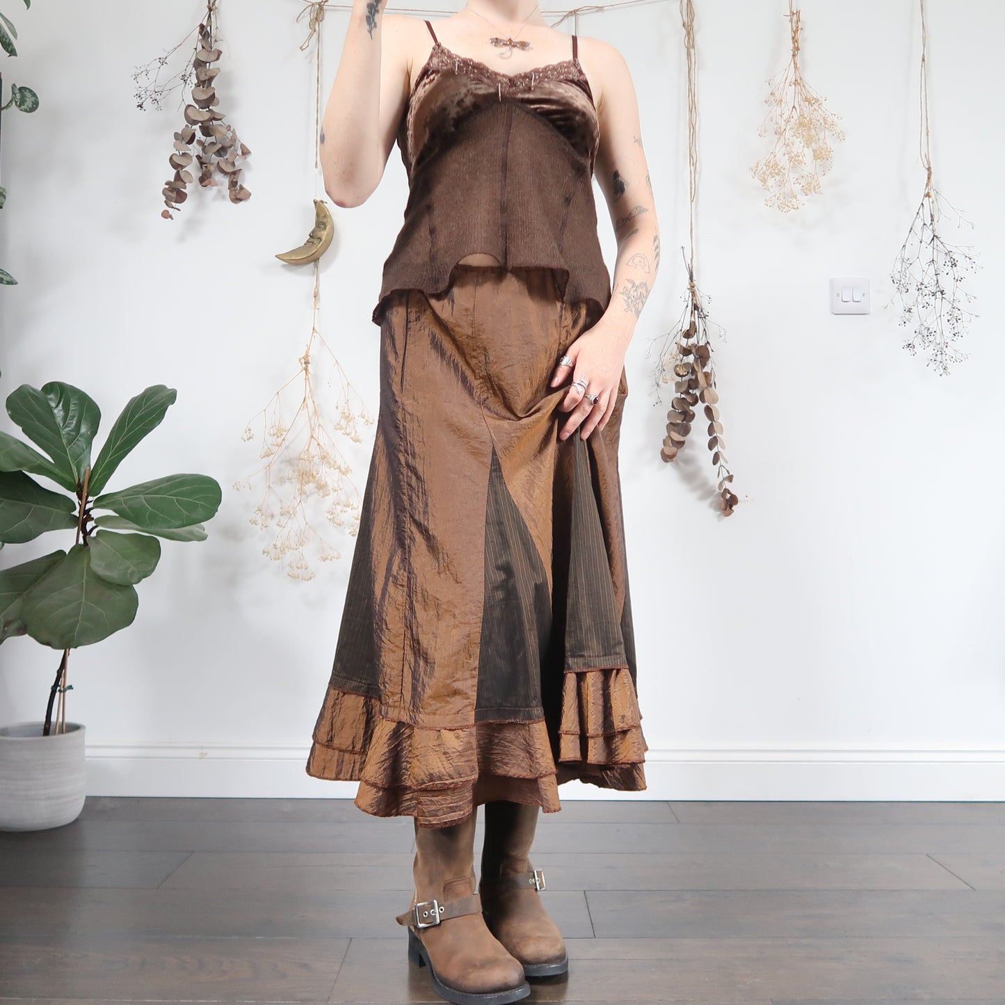 Metallic skirt - size M