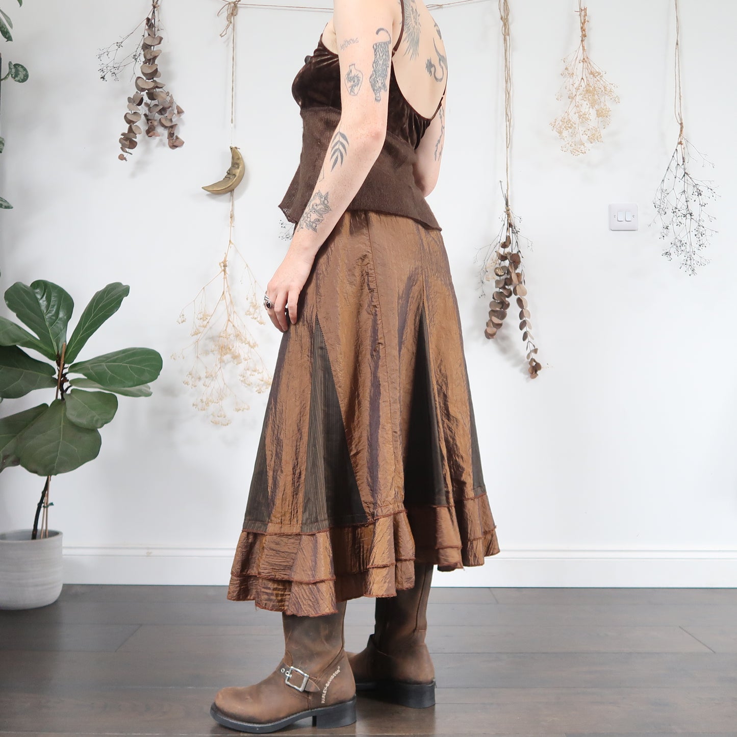 Metallic skirt - size M