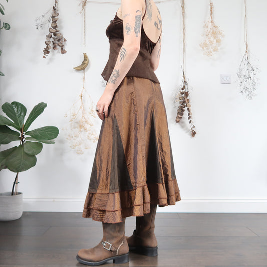 Metallic skirt - size M