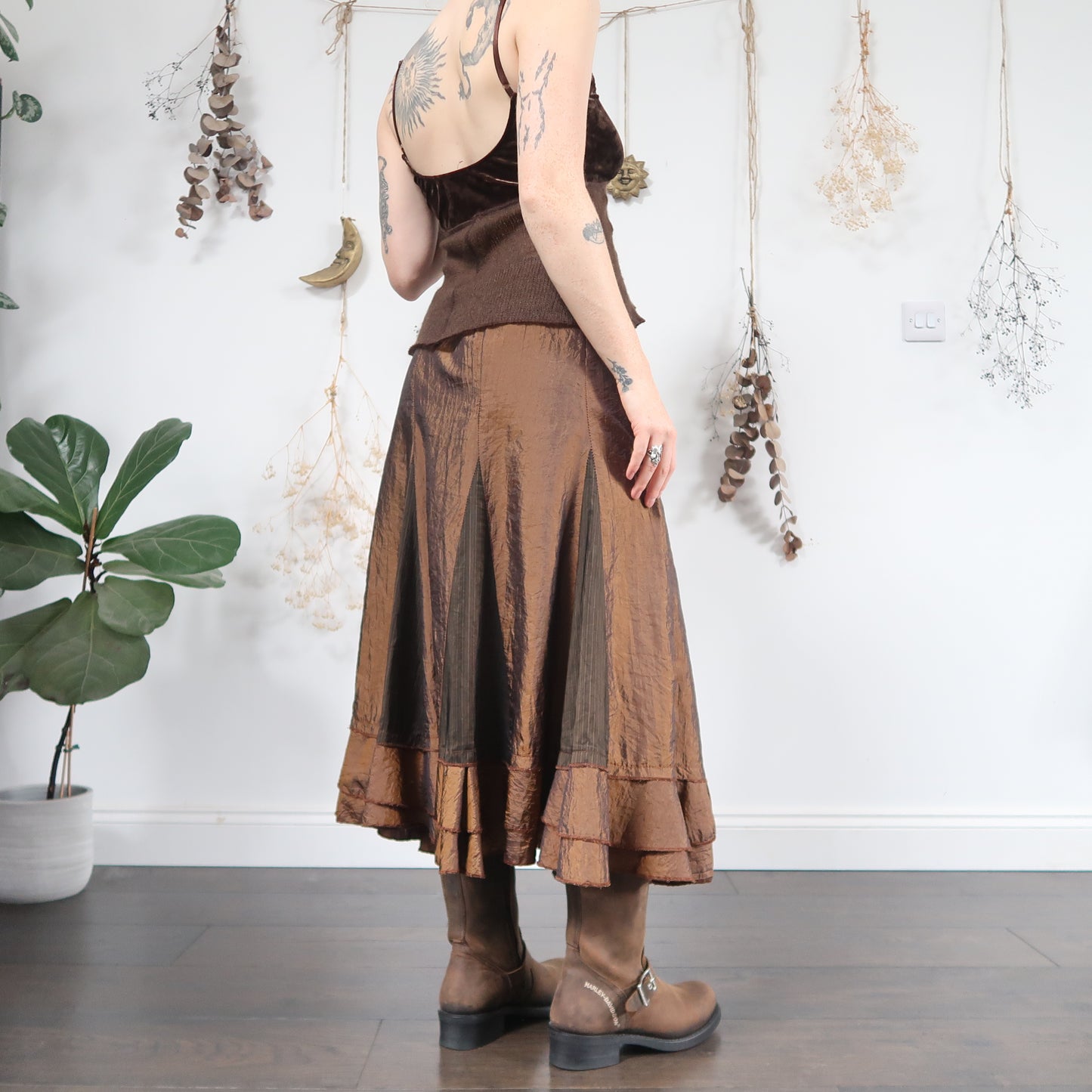 Metallic skirt - size M