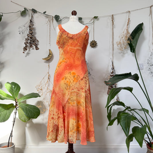 Orange dress - size M