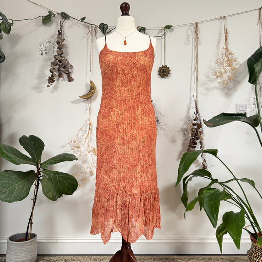 Crinkle dress - size M