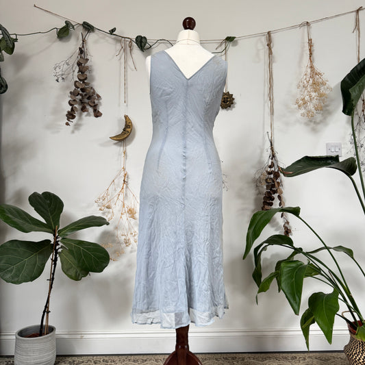 Blue floral dress - size M