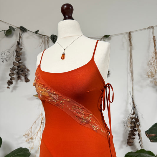 Orange dress - size XS/S