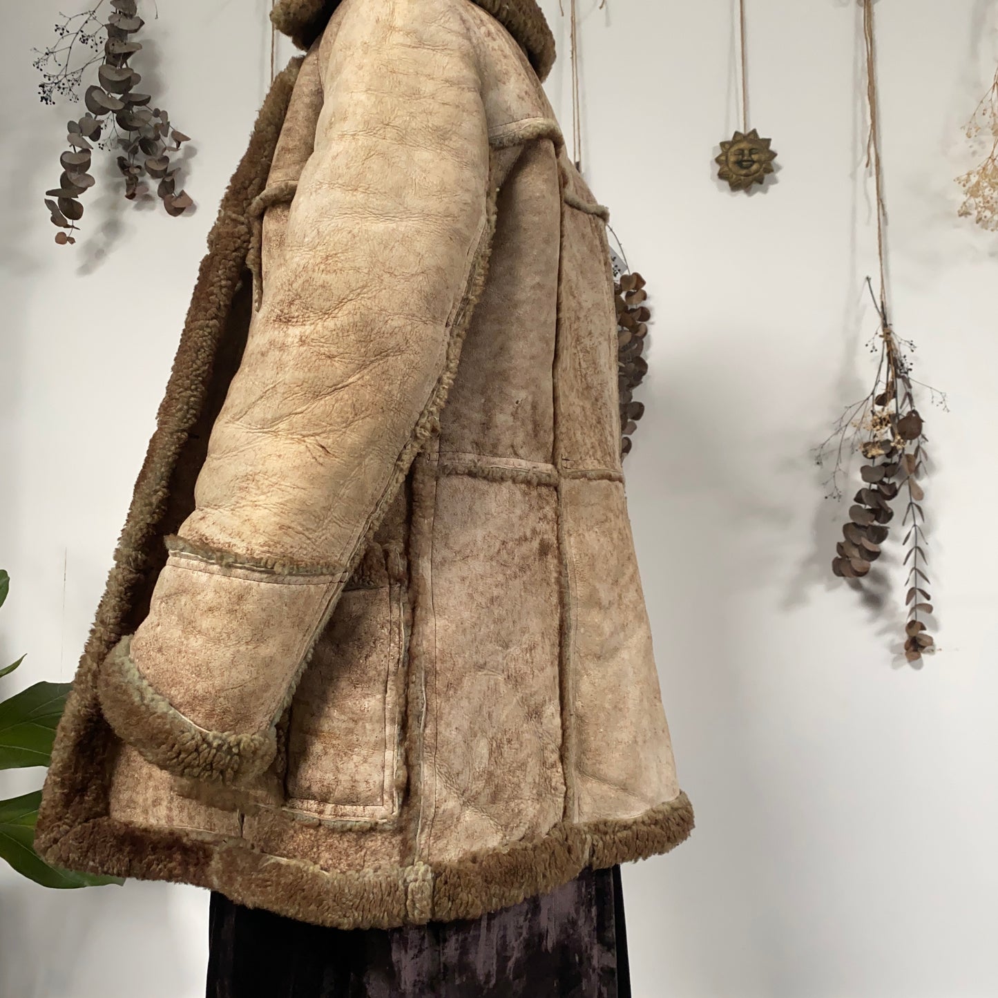 Sheepskin coat - size XL