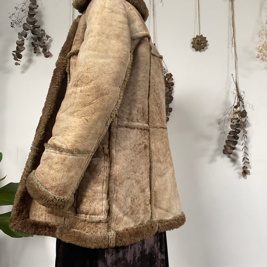 Sheepskin coat - size XL