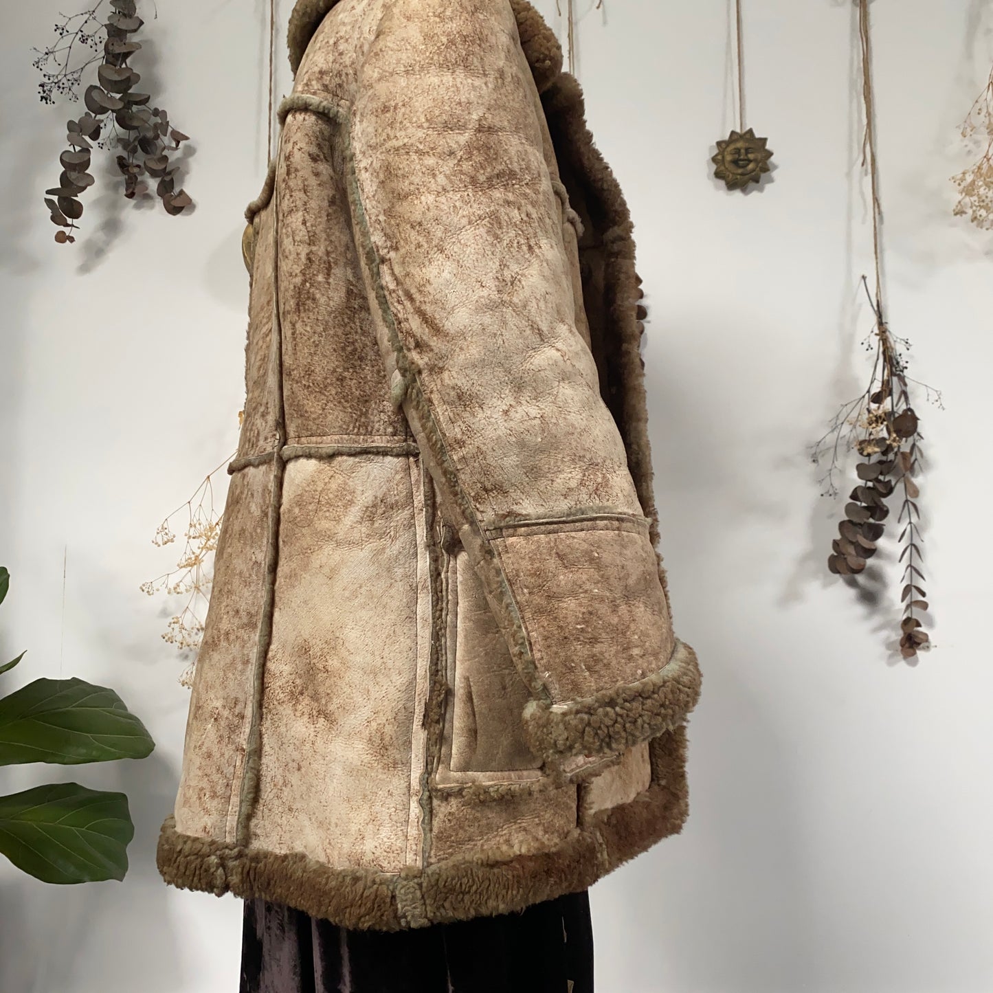 Sheepskin coat - size XL