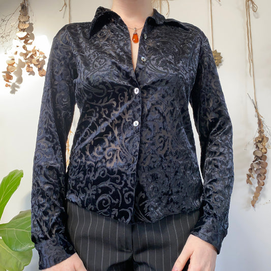 Velvet shirt - size M