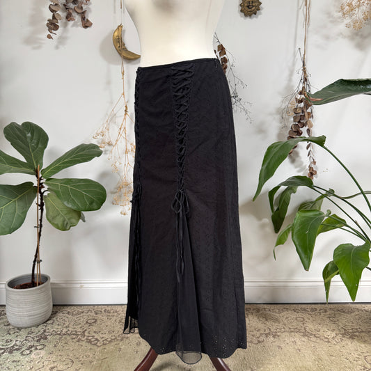 Black corset skirt - size M