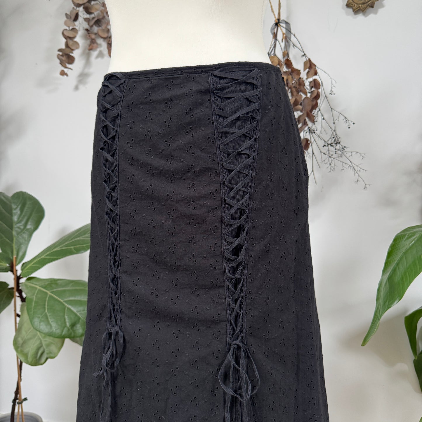 Black corset skirt - size M