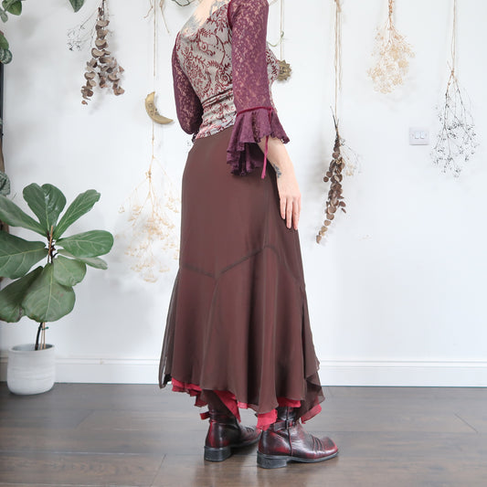 Flowy maxi skirt - size M