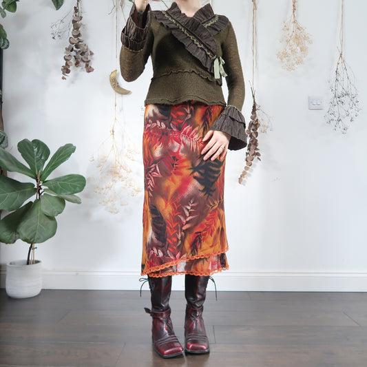 Orange skirt - size S/M