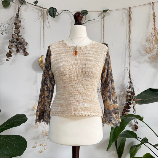Knit mesh top - size M