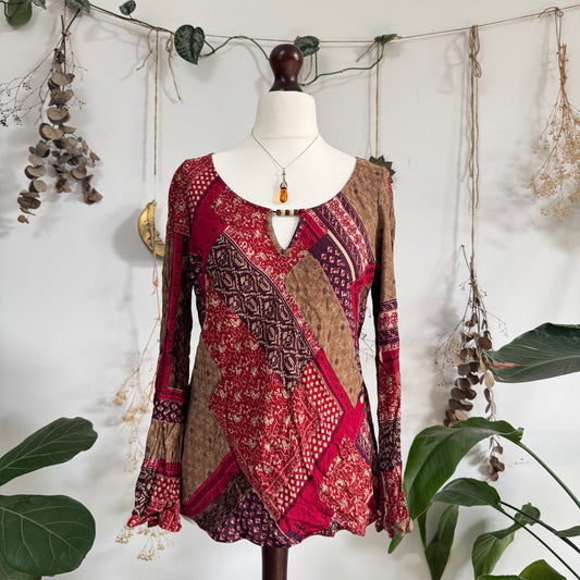 Patchwork top - size L