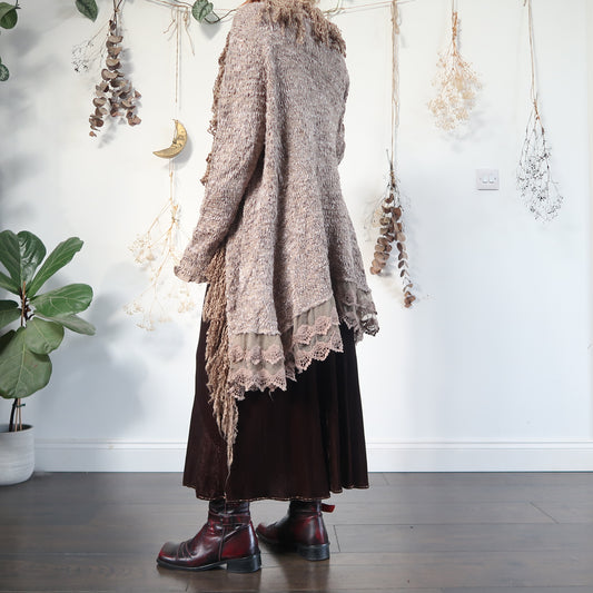Earthy knit cardigan - size L/XL