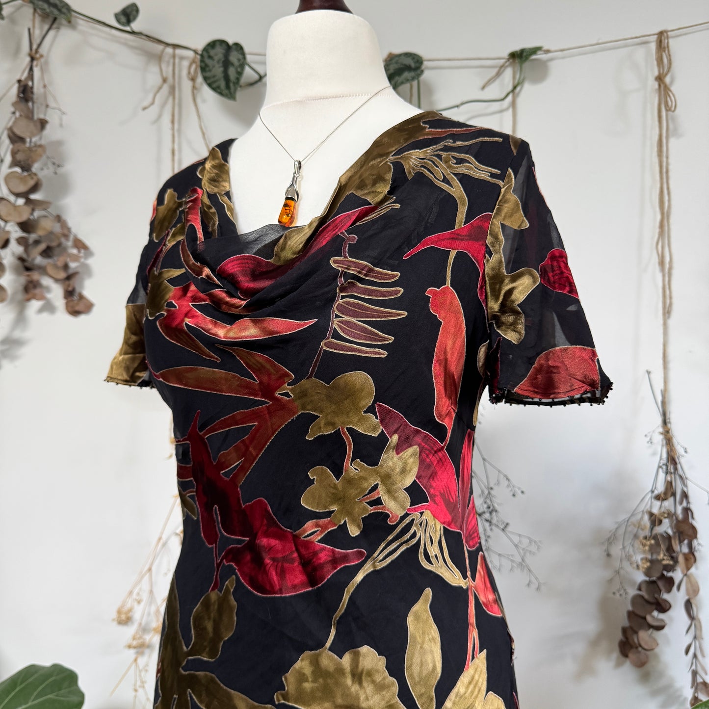 Devore dress - size M