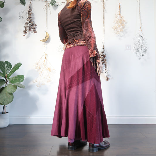Purple maxi skirt - size M/L
