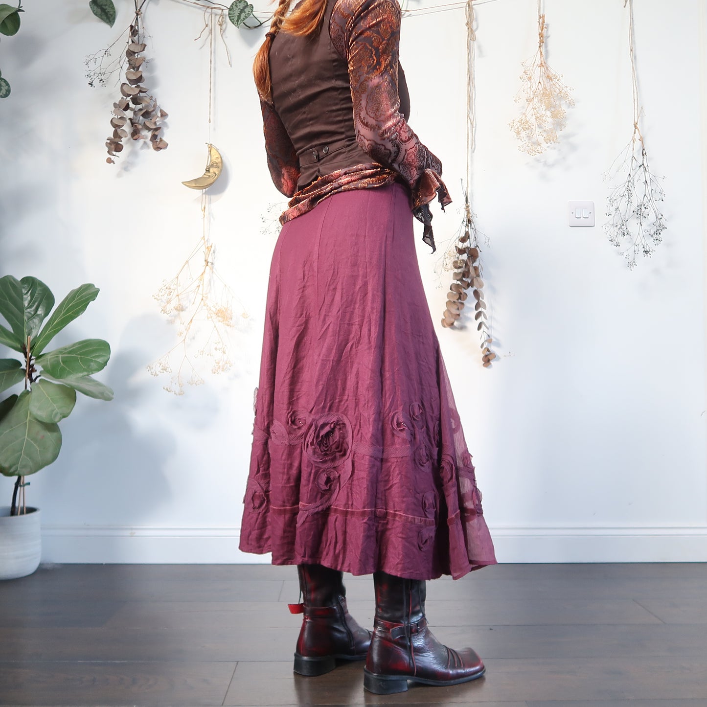 Purple skirt - size L