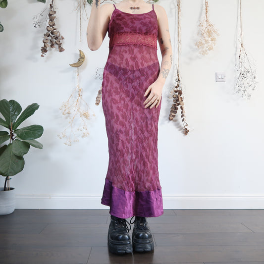 Purple dress - size S/M