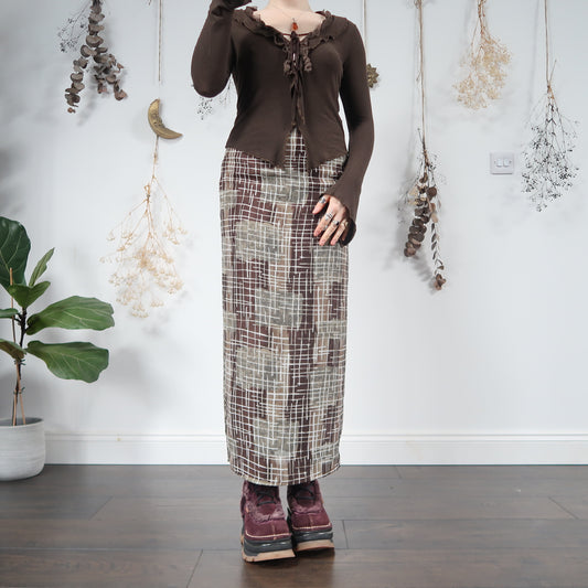 Muted maxi skirt - size S