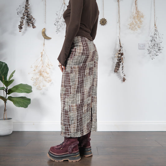 Muted maxi skirt - size S