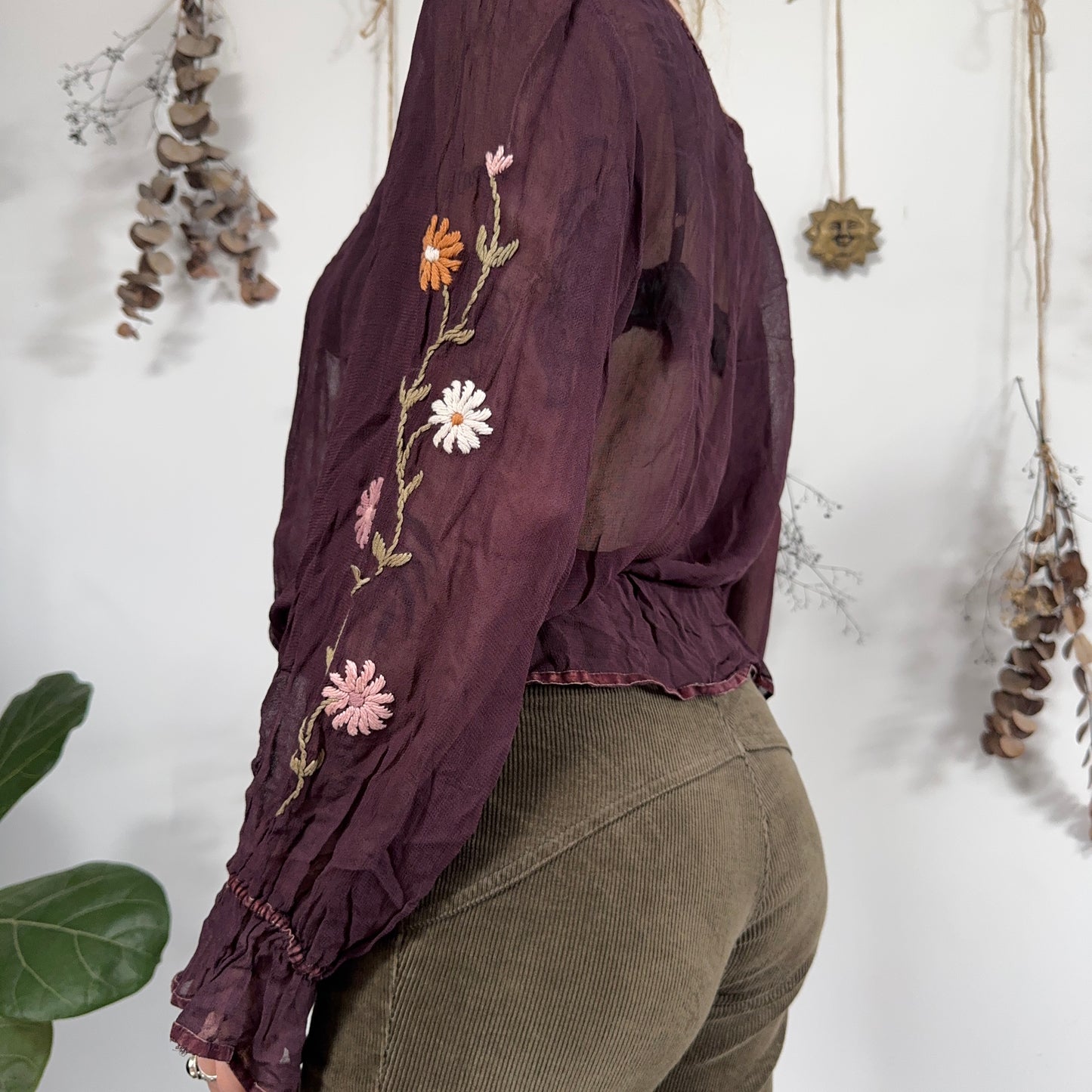 Purple blouse - size L
