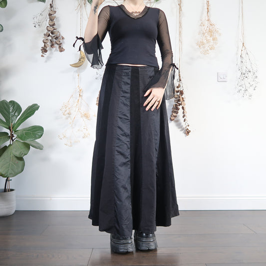 Black maxi skirt - size M