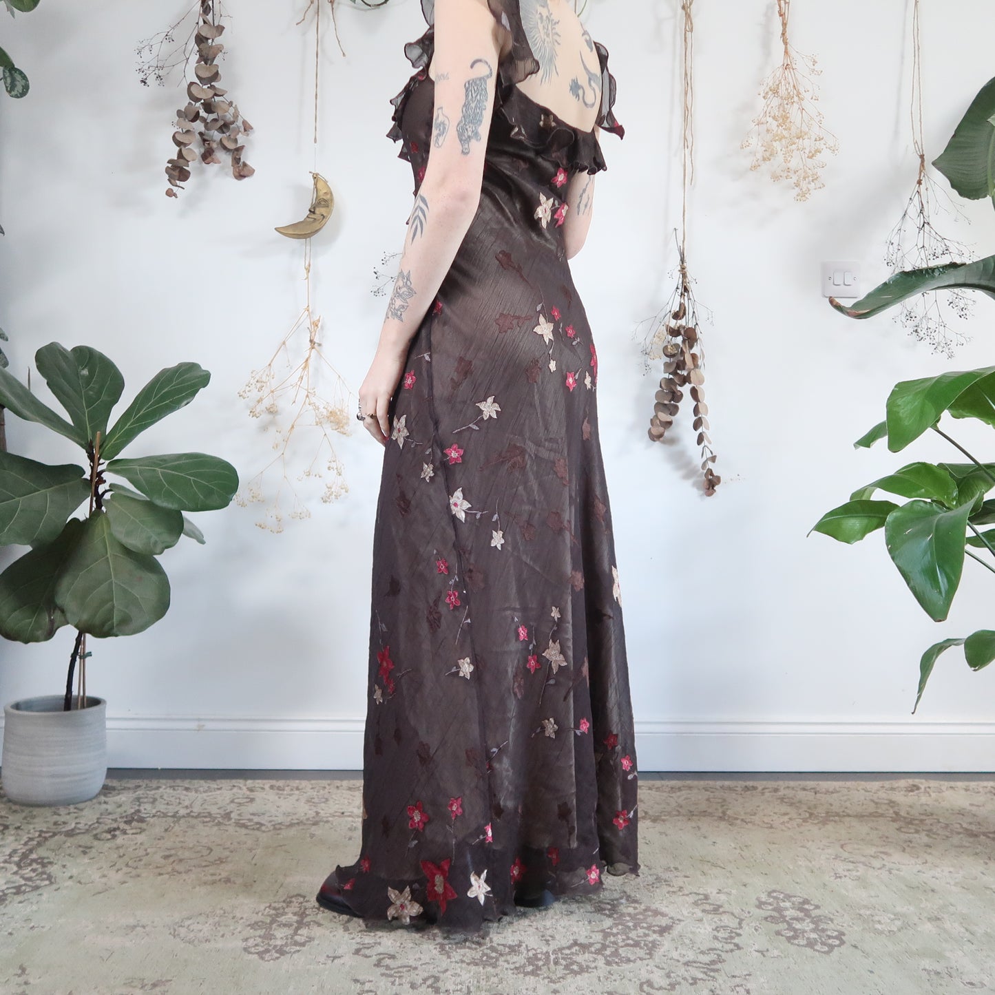 Floral occassion dress - size S