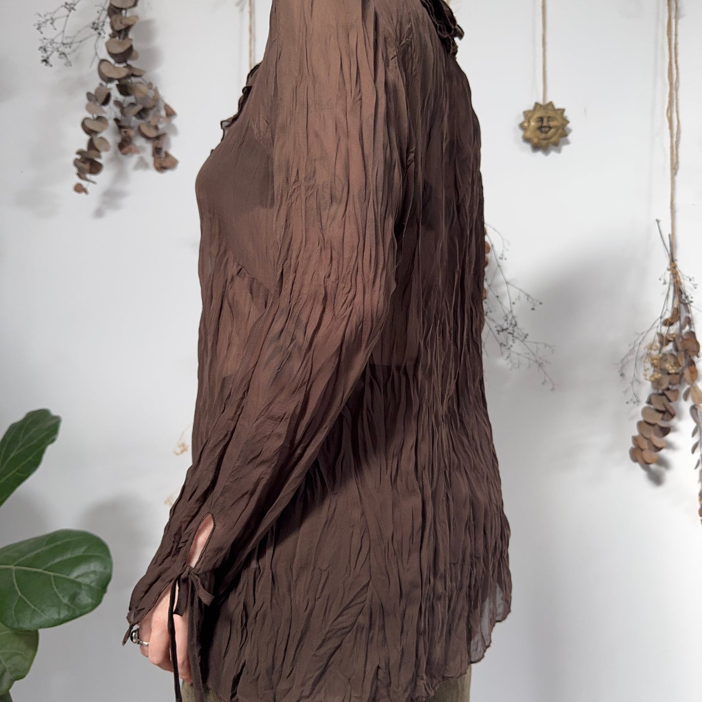 Brown blouse - size XL