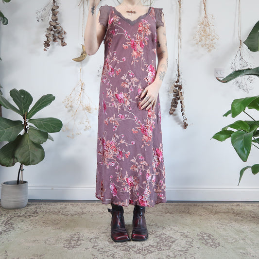 Floral occassion dress - size L/XL