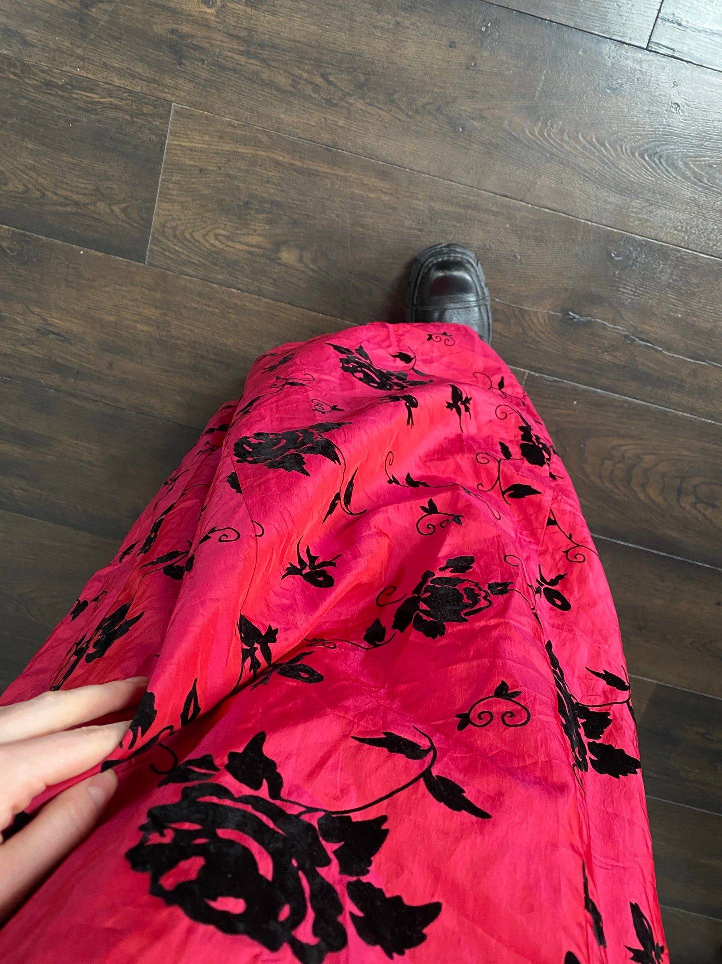 Red iridescent dress - size M/L