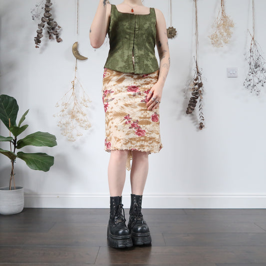 Floral skirt - size L