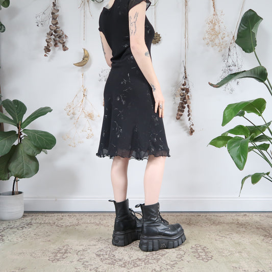 Black midi dress - size S/M