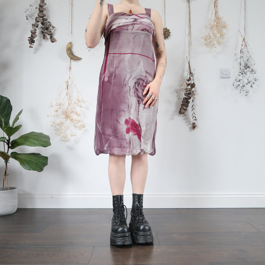 Puple floral dress - size M