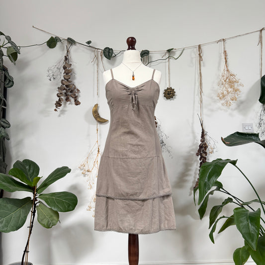 Stone summer dress - size M