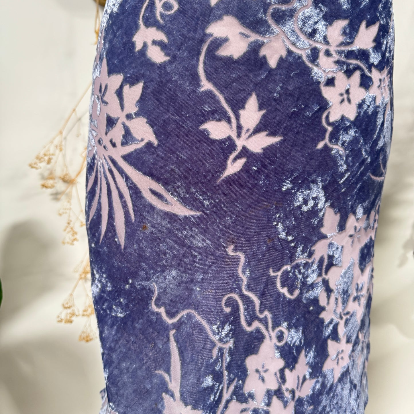 Velvet burnout dress - size M