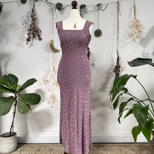 Lavender floral dress - size XS/S