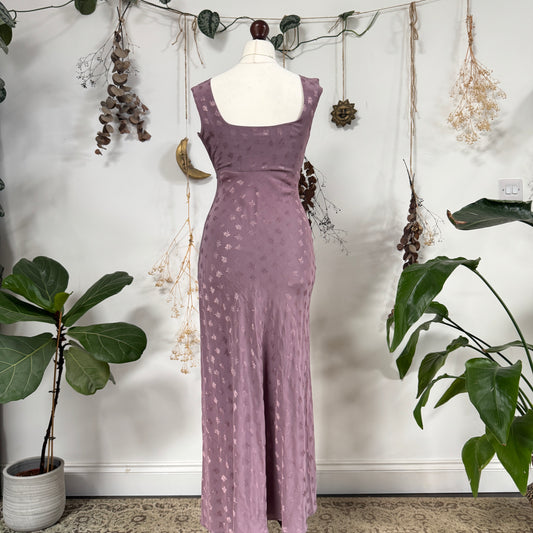 Lavender floral dress - size XS/S
