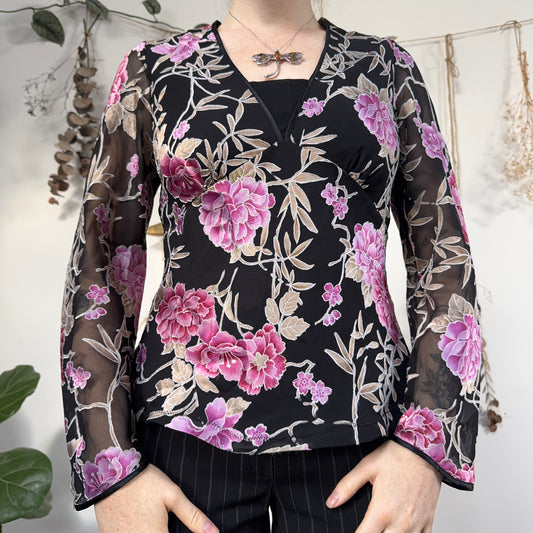 Floral blouse - size M